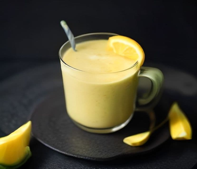 Smoothie de coco y frutos rojos